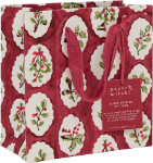 Red Xmas Scallop Small Gift Bag