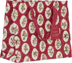 Red Xmas Scallop Medium Gift Bag
