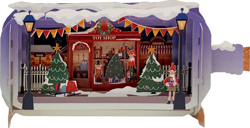 3D Toy Shop Christmas Card