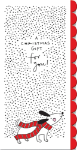 Xmas Dog Money Wallet Christmas Card