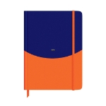 Navy & Orange Dot A5 Journal 