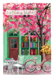 Fall Bookstore Gbcc Greeting Card 
